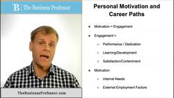 Personal Motivation and Career Development Instructional Video
