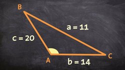 Learn how to solve using the law of cosines Instructional Video