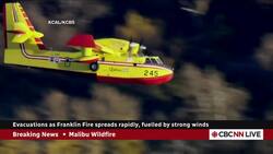 Evacuations as Franklin Fire spreads rapidly, fuelled by strong winds News Clip