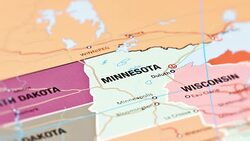 Minnesota from USA States Stock Footage