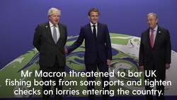 Johnson faces Macron at Cop26 amid fishing row News Clip