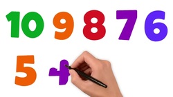 Count Down from 10 to 1 Instructional Video