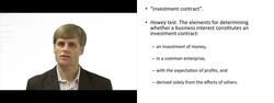 Investment Contract (Securities Law) - Explained Instructional Video