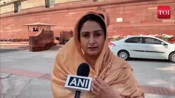 SAD MP Harsimrat Badal on Parliament security breach News Clip