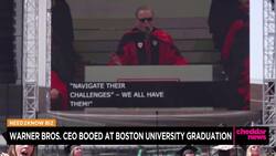 Warner Brothers CEO David Zaslav Booed at Boston University Commencement Speech News Clip