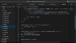 Express Framework Fundamentals - Secure Sign-Up with Auth0 and Node.js - Rerouting Application and Authentication Instructional Video