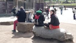 Colosseum in Rome during coronavius lockdown News Clip