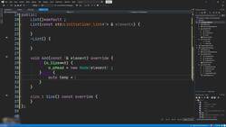 Behavioral Design Patterns in C++ - Containers - II (List) Instructional Video