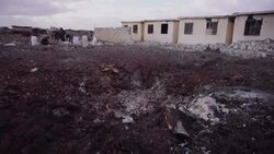 CLEAN : Aftermath of deadly strikes on Idlib village in Syria News Clip