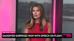 One Good Thing: Daughter Surprises Mom With Surprise Speech on Flight News Clip