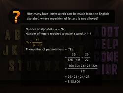 Permutations: Distinct Objects Instructional Video