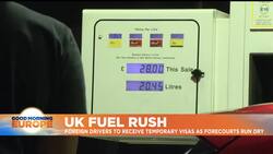 UK eases competition rules for fuel industry as petrol stations run dry News Clip