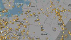 Planes Are Avoiding Belarus, FlightRadar Shows News Clip