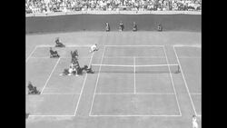 Shirley Fry beats Althea Gibson and Kenneth Rosewall beats Lewis Hoad in US National Tennis Championships in Forest Hills, NY News Clip