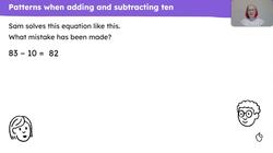 Add and subtract 10 to and from a 2-digit number. Instructional Video