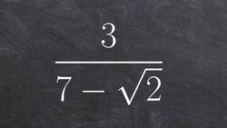 Multiplying a binomial by the conjugate to simplify with radicals Instructional Video