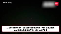 Pak BETRAYS Ceasefire: India BLOWS UP Pakistani Drones; Loud Explosions Rock Jammu, Srinagar News Clip