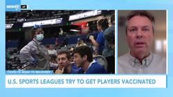 Why Are Some Sports Leagues Struggling To Vaccinate Players? News Clip