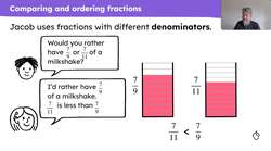 Compare non-unit fractions including those equal to 1 Instructional Video