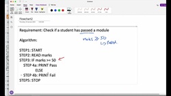 Flowchart Lesson2: Sequence + Selection Instructional Video