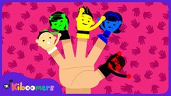 Daddy Finger | Nursery Rhymes | Finger Family Song | Kids Songs | | The Kiboomers Instructional Video