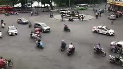 Hanoi Traffic - Vietnam Stock Footage