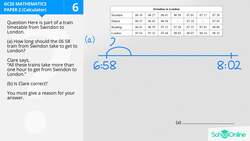 GCSE Secondary Maths Age 13-17 - Probability & Statistics: Timetable - Explained Instructional Video