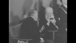 Former British PM Winston Churchill receives Intl Charlemagne Prize at Aachen, Germany News Clip