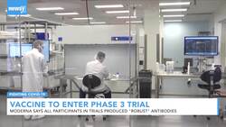 Moderna's COVID-19 Vaccine Candidate To Enter Phase 3 Trial News Clip
