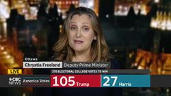 Freeland aims to reassure anxious Canadians about U.S. election outcome News Clip