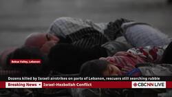 Israeli strikes hit Beirut suburbs, kill 40 people in eastern Lebanon, health ministry says News Clip