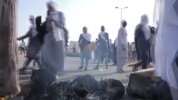 CLEAN : Sudanese anti-military protestors take to the streets of Khartoum News Clip