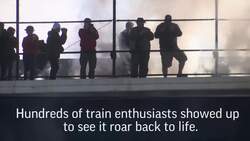 Big steam locomotive rebuilt to celebrate railroad Instructional Video