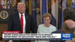 Trump signs executive order to begin 'eliminating' the Department of Education News Clip
