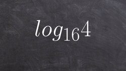 Algebra 2 - Learning to Evaluate a Logarithm Without a Calculator Instructional Video