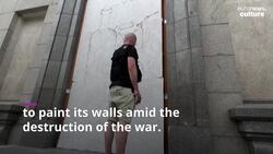Meet the Ukrainian artist ordered to paint the war-torn streets of Kharkiv News Clip