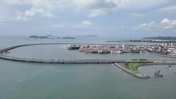 Panama Coast (Costa de Panama). Stock Footage