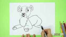 Arts and Crafts: How to Draw a Cute Lion Cub Instructional Video
