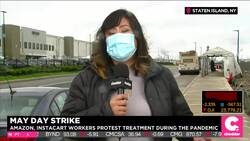 Protestors Claim Amazon Providing Unsafe Conditions During Coronvirus Pandemic News Clip