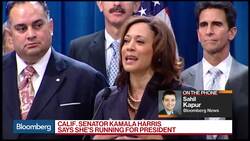 Kamala Harris Joins a Crowded Democratic Field News Clip