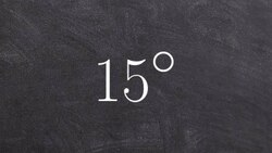 Determine the smallest positive and negative coterminal angles in degrees Instructional Video