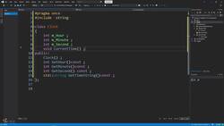 Creational Design Patterns in Modern C++ - Clock Class Instructional Video