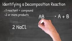 Decomposition Chemical Reactions Explained Instructional Video