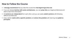 Design Microservices Architecture with Patterns and Principles - How to Follow the Course and Course Slides Instructional Video