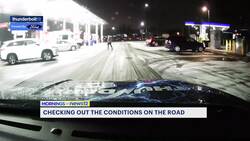 Thunderbolt 12: Snow, sleet, and freezing rain making for a slippery morning commute News Clip