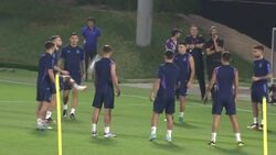 Argentina squad training during the 2022 World Cup News Clip