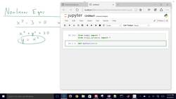 Solve Nonlinear Equations with Python Instructional Video