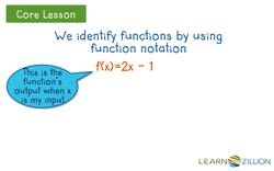 Introduction to Function Notation Instructional Video