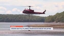 120 acres consumed by wildfire in West Milford News Clip