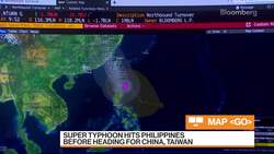 Super Typhoon Hits Philippines Before Heading for Taiwan News Clip